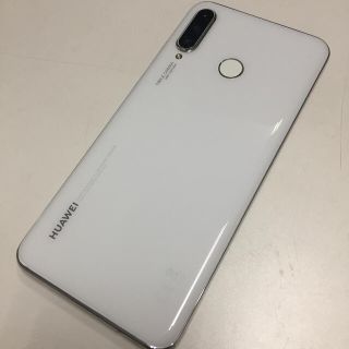 ファーウェイ(HUAWEI)のSoftBank HUAWEI P30 lite 64GB ホワイト(スマートフォン本体)