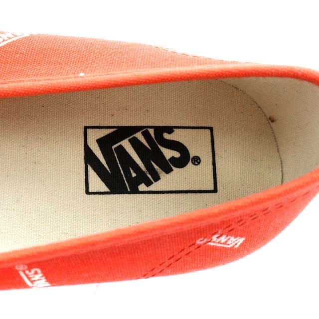 VANS(ヴァンズ)のバンズ スリッポン シューズ 24.5cm オレンジ 白 533193-0004 レディースの靴/シューズ(その他)の商品写真