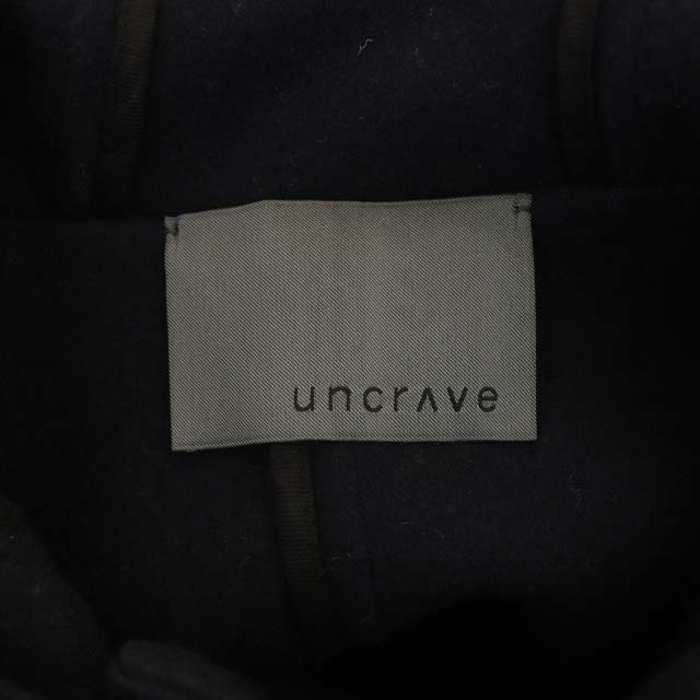 アンクレイヴ uncrave プルーフメルトンダッフルコート ロング 0 紺