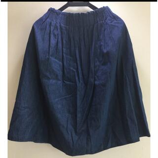 ショコラフィネローブ(chocol raffine robe)のgreenparks  chocol raffine robe デニムスカート(ひざ丈スカート)