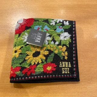 アナスイ(ANNA SUI)のアナスイタオルハンカチグリーン(ハンカチ)