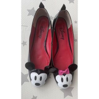 DIANAディズニーミッキー\u0026ミニーバレーシューズパンプス