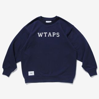 ダブルタップス(W)taps)のWTAPS 今期新作 22SS ACADEMY NAVY Mサイズ 新品未開封品(スウェット)