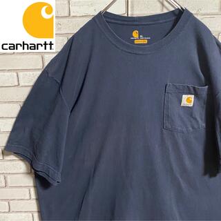 カーハート(carhartt)の90s 古着 カーハート XL ロゴタグ ポケットT ビッグシルエット ゆるだぼ(Tシャツ/カットソー(半袖/袖なし))