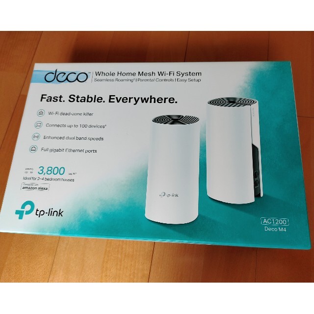 (新品、未開封) Deco M4 2ユニット DECO メッシュWi-Fi TP