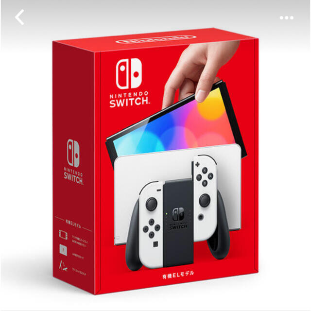 Nintendo Switch(ニンテンドースイッチ)の【新品】Switch 任天堂スイッチ本体 ニンテンドウ 有機EL ホワイト エンタメ/ホビーのゲームソフト/ゲーム機本体(家庭用ゲーム機本体)の商品写真