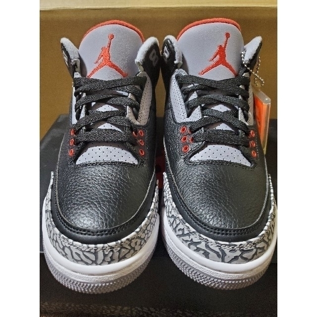 【未使用品】AIR JORDAN 3 RETRO OG Black Cement