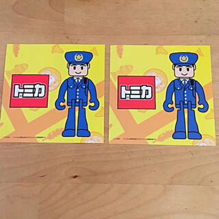 レゴ(Lego)の新品 自宅保管 トミカ ステッカー / シール ポリス 警官 警察官 紙製(シール)