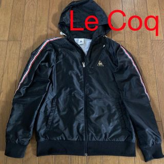 ルコックスポルティフ(le coq sportif)のルコック　ウインドブレーカー　黒　Ｌ(ナイロンジャケット)