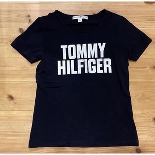 トミーヒルフィガー(TOMMY HILFIGER)のトミーヒルガー Tシャツ 黒 プリントtシャツ ロゴ(Tシャツ(半袖/袖なし))