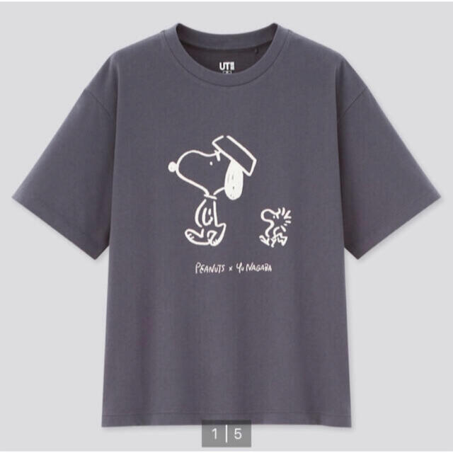 PEANUTS(ピーナッツ)の《新品・タグ無し》Uniqlo UT スヌーピー Tシャツ XSサイズ レディースのトップス(Tシャツ(半袖/袖なし))の商品写真