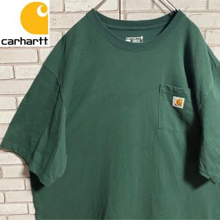 カーハート(carhartt)の90s 古着 カーハート 2XL ロゴタグ ポケット ビッグシルエット ゆるだぼ(Tシャツ/カットソー(半袖/袖なし))