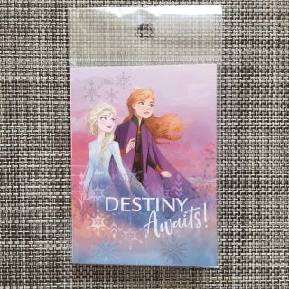 アナトユキノジョオウ(アナと雪の女王)の定価660円！新品！ディズニー アナと雪の女王2 ブック型付箋 2D ふせん(ノート/メモ帳/ふせん)