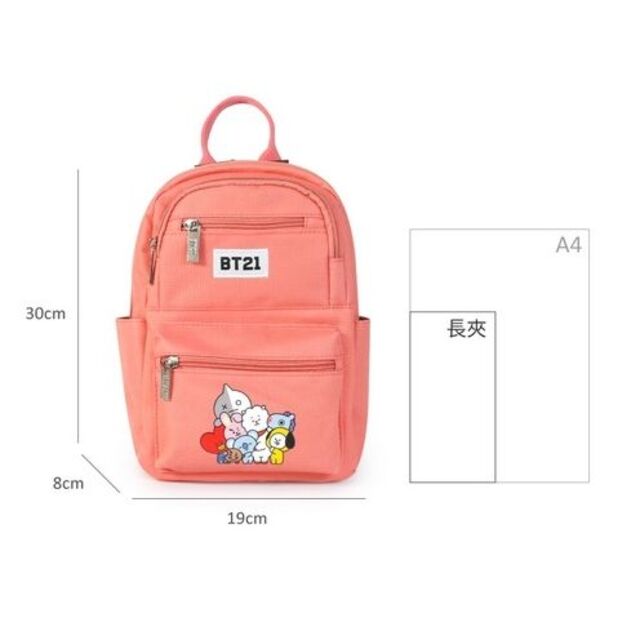 台湾限定 BT21 バッグ （R040） (レッド ) 3色がありますの通販 by ...