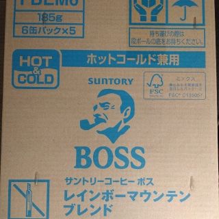 ボス(BOSS)のサントリー　BOSSボス　レインボーマウンテン　30本　缶コーヒー(コーヒー)