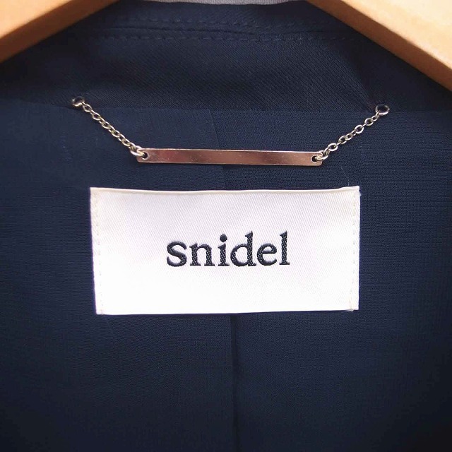 SNIDEL(スナイデル)のスナイデル ジャケット アウター テーラード 背抜き 七分袖 0 ネイビー レディースのジャケット/アウター(その他)の商品写真