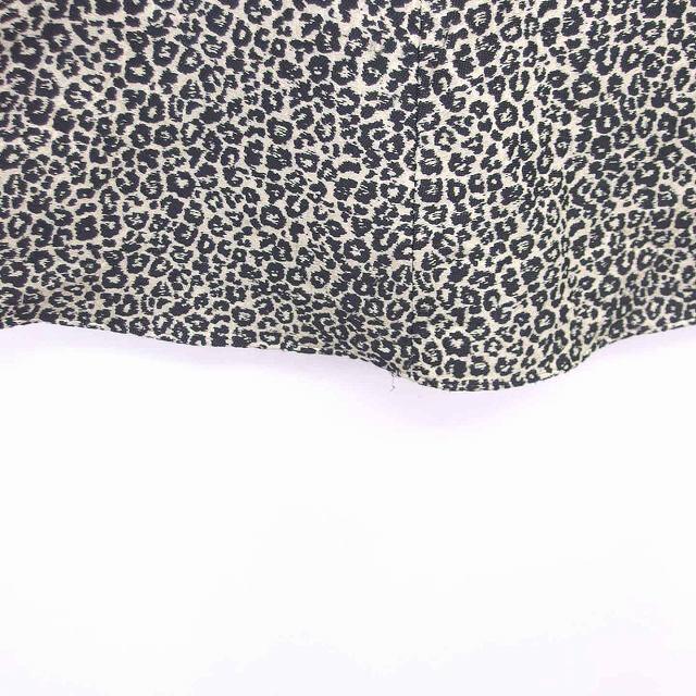 Spick & Span(スピックアンドスパン)のスピック&スパン 台形 スカート ミニ ヒョウ柄 レオパード 34 黄 黒 レディースのスカート(ミニスカート)の商品写真
