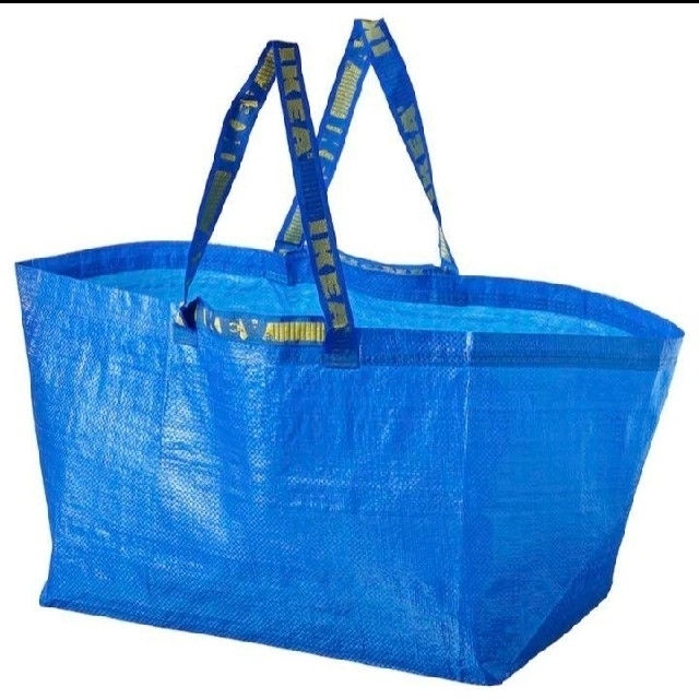 IKEA(イケア)のIKEA イケア ブルーバッグ LとM二枚ずつ　合計４枚 レディースのバッグ(エコバッグ)の商品写真