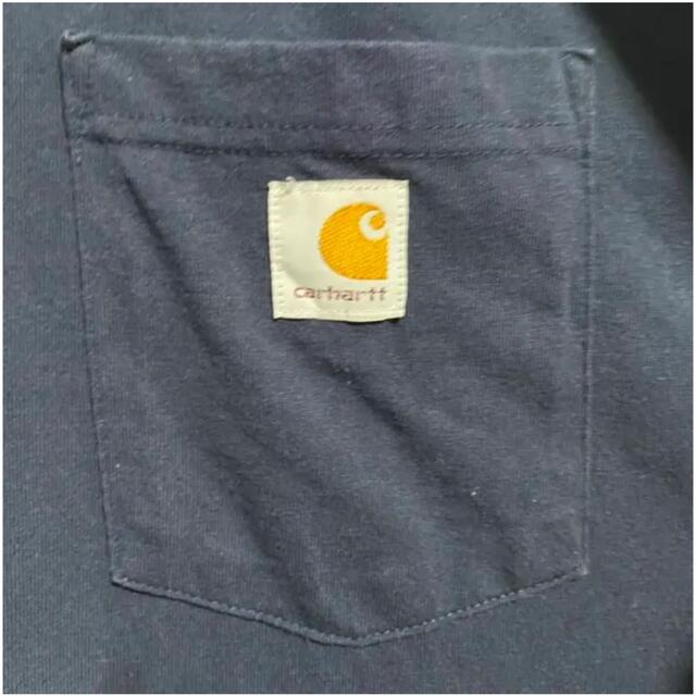 carhartt(カーハート)の90s 古着 カーハート 2XL ロゴタグ ポケット ビッグシルエット ゆるだぼ メンズのトップス(Tシャツ/カットソー(半袖/袖なし))の商品写真