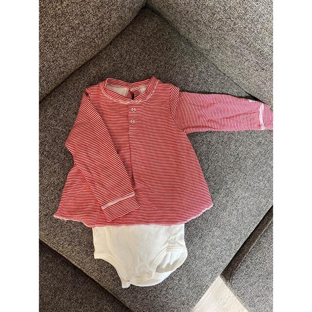 PETIT BATEAU(プチバトー)のプチバトー　18m トップス キッズ/ベビー/マタニティのベビー服(~85cm)(シャツ/カットソー)の商品写真