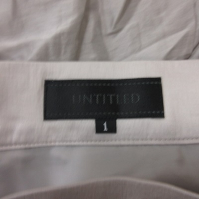 UNTITLED(アンタイトル)のアンタイトル フレアスカート ひざ丈 ギャザー 1 グレー /YI レディースのスカート(ひざ丈スカート)の商品写真
