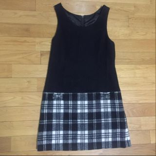 イング(INGNI)の新品♡可愛いチェック柄ワンピース♡(ひざ丈ワンピース)