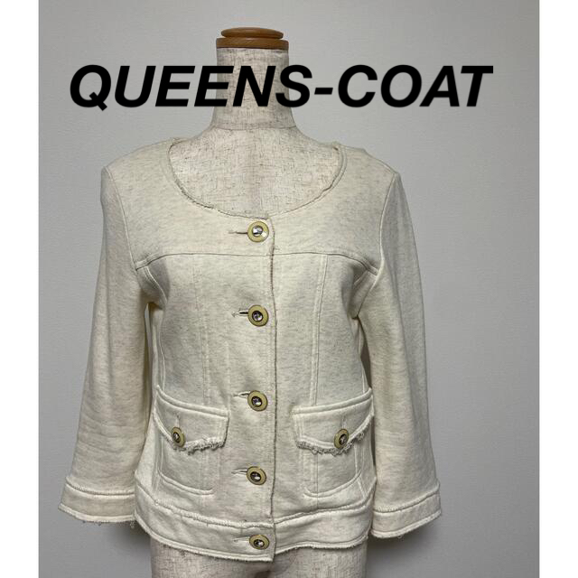 QUEENS COURT クイーンズコートノーカラージャケットの通販 by たか's shop｜クイーンズコートならラクマ