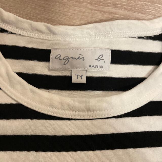 agnes b.(アニエスベー)のアニエスベー　ボーダーＴシャツ レディースのトップス(Tシャツ(長袖/七分))の商品写真