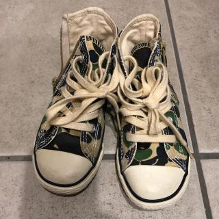 コンバース(CONVERSE)のconverse オールスター　キッズ　迷彩(スニーカー)