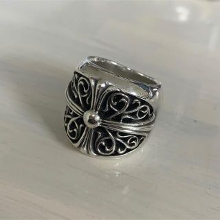 クロムハーツ(Chrome Hearts)の【 クロムハーツ 】正規品　クラシック　オーバルクロスリング 925(リング(指輪))