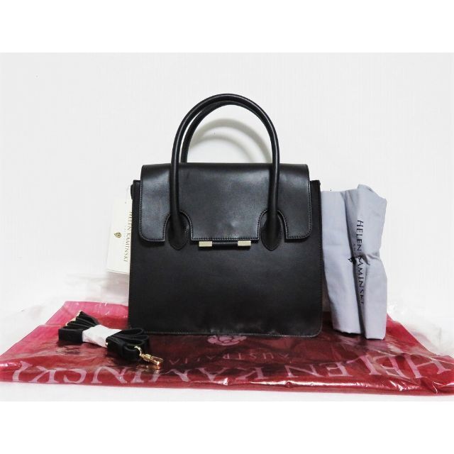 定価4.8万 新品 HELEN KAMINSKI Jazmin ブラック レザー 【保存版