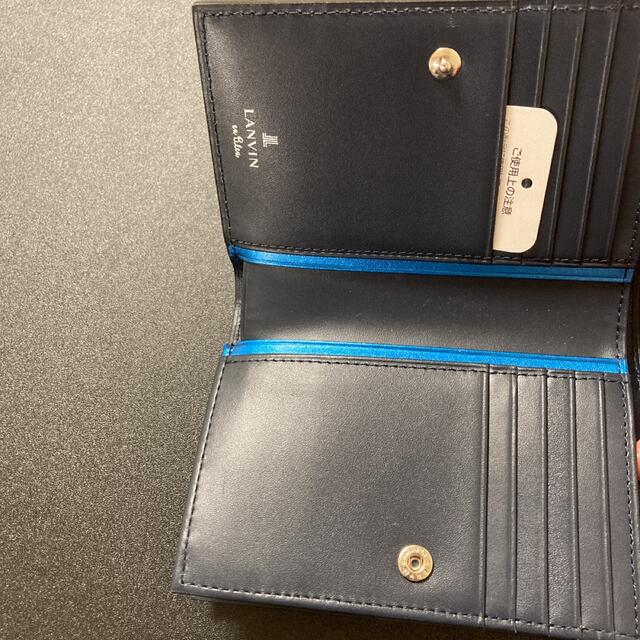 LANVIN en Bleu(ランバンオンブルー)の【新品】メンズ 折り畳み財布 LANVIN en Bleu メンズのファッション小物(折り財布)の商品写真