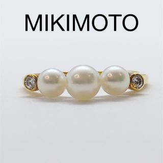 ミキモト(MIKIMOTO)のMIKIMOTO ミキモト パール ダイヤモンド リング ジュウル（神楽坂宝石）(リング(指輪))