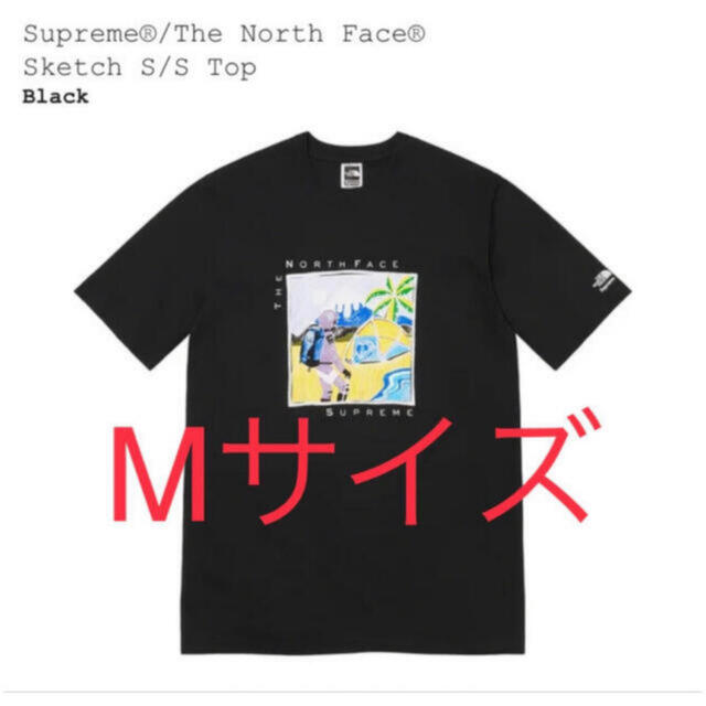 supreme the north face Sketch tee black