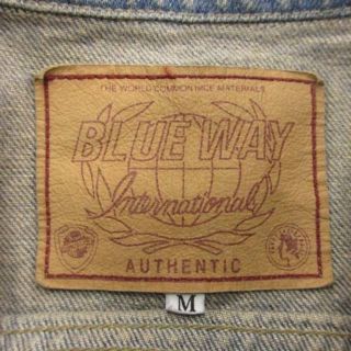 BLUE WAY - ブルーウェイ 86324 デニム ジャケット Gジャン
