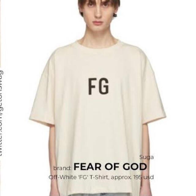 売り切れ　fear of god fog tシャツ フィアオブゴッド カットソー