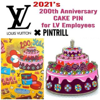 ルイヴィトン(LOUIS VUITTON)の2021’s★ Louis Vuitton ★200th 記念★社員ピンブローチ(ブローチ/コサージュ)