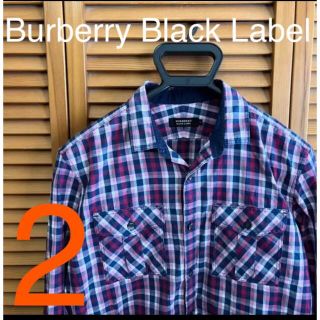 バーバリーブラックレーベル(BURBERRY BLACK LABEL)のバーバリーブラックレーベル チェックシャツ 長袖(シャツ)