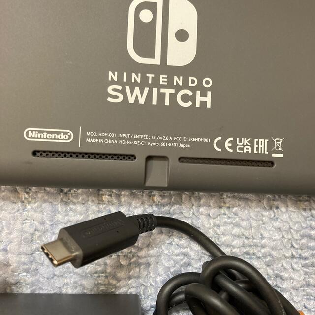 Nintendo Switch(ニンテンドースイッチ)のNintendo Switch Lite グレー本体セット中古　動作品 エンタメ/ホビーのゲームソフト/ゲーム機本体(携帯用ゲーム機本体)の商品写真