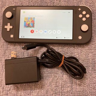 ニンテンドースイッチ(Nintendo Switch)のNintendo Switch Lite グレー本体セット中古　動作品(携帯用ゲーム機本体)