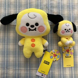 ビーティーイシビル(BT21)のBT21 chimmy ベビーミニフラットクッション お座りぬいぐるみ 12cm(キャラクターグッズ)