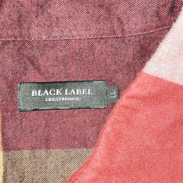 BLACK LABEL CRESTBRIDGE(ブラックレーベルクレストブリッジ)のブラックレーベル クレストブリッジ　チェックシャツ　XLサイズ　ノバチェック メンズのトップス(シャツ)の商品写真