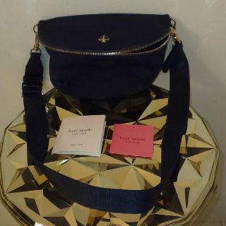 ケイトスペードニューヨーク(kate spade new york)のケイト・スペード ウエストバッグ ボディバッグ ネイビー(ボディバッグ/ウエストポーチ)