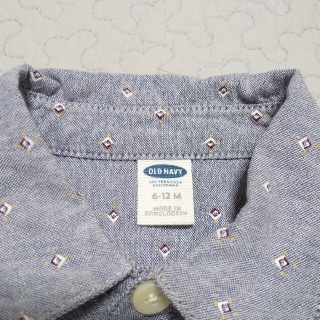 Old Navy(オールドネイビー)の半袖シャツ  6-12m OLD NAVY キッズ/ベビー/マタニティのベビー服(~85cm)(シャツ/カットソー)の商品写真