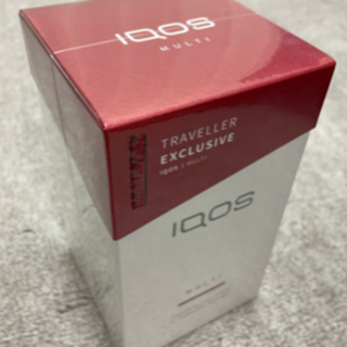 アイコス(IQOS)の【激レア新品未使用】販売終了　限定カラー　ラディアンレッド iQOS3 マルチ (タバコグッズ)