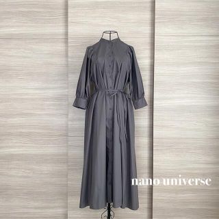 ナノユニバース(nano・universe)のnano universe ナノユニバース　ボリュームスリーブワンピース(ロングワンピース/マキシワンピース)