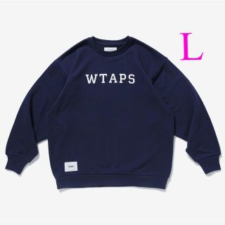 ダブルタップス(W)taps)のWTAPS 22SS ACADEMY SWEATER ネイビー L オンライン(スウェット)