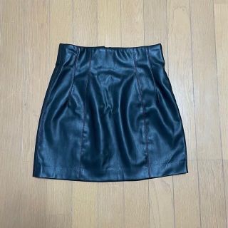 ザラ(ZARA)のZARA レザースカート(ミニスカート)