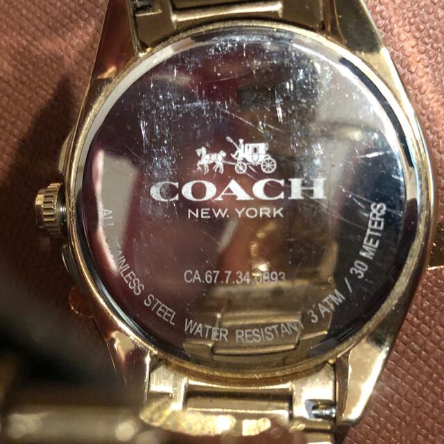 COACH(コーチ)のCOACH コーチ 腕時計 ゴールド クロノグラフ レディースのファッション小物(腕時計)の商品写真