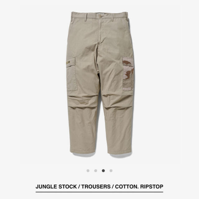 W)taps(ダブルタップス)の21AW WTAPS JUNGLE STOCK TROUSERS BEIGE m メンズのパンツ(ワークパンツ/カーゴパンツ)の商品写真